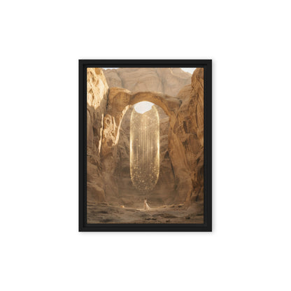 framed canvas  in  black 9x12 front 6acf4c879a7e2
