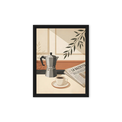 framed canvas  in  black 9x12 front 6ad1c1353a0a2