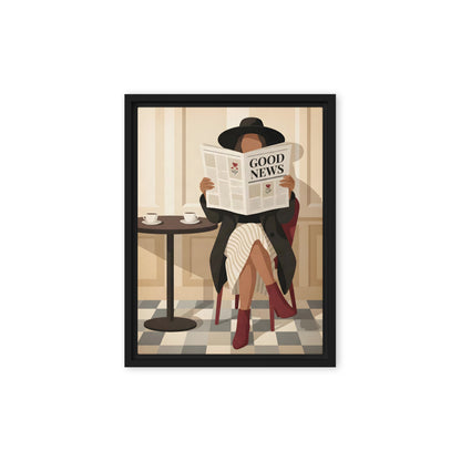 framed canvas  in  black 9x12 front 6ad1c7379955b