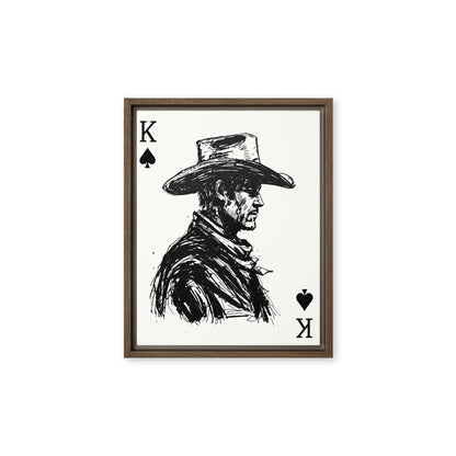framed canvas  in  brown 11x14 front 69833ddd582d1
