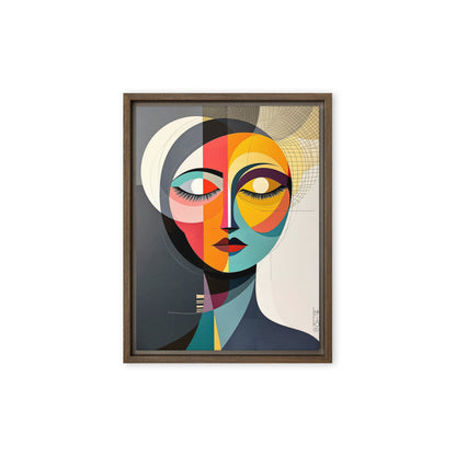 framed canvas  in  brown 12x16 front 69819413e34fe