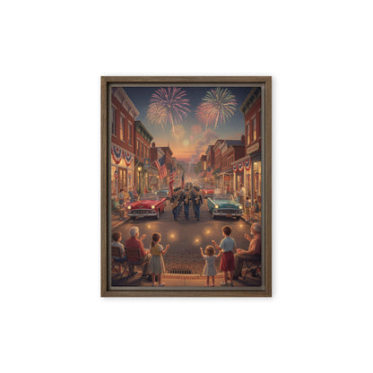 framed canvas  in  brown 12x16 front 6a3a792128620