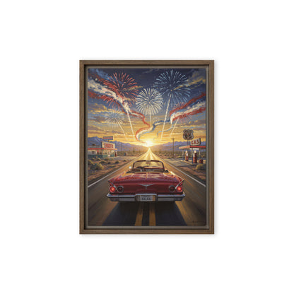 framed canvas  in  brown 12x16 front 6a3b7a05575d2