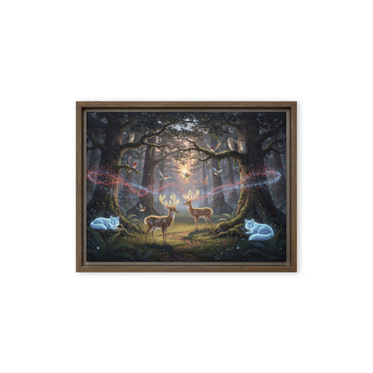 framed canvas  in  brown 12x16 front 6a3bb519704eb