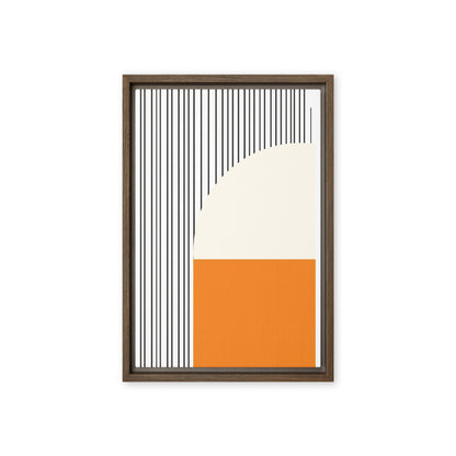 framed canvas  in  brown 12x18 front 69847ef4a1fc3