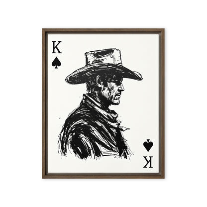 framed canvas  in  brown 16x20 front 69833ddd58347