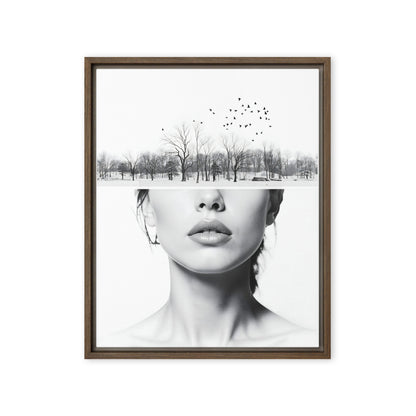 framed canvas  in  brown 16x20 front 698341dd295ad