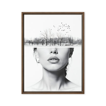 framed canvas  in  brown 18x24 front 698341dd29602