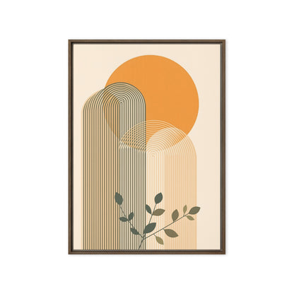 framed canvas  in  brown 20x28 front 6984580f12e93