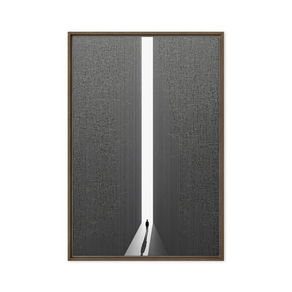 framed canvas  in  brown 20x30 front 6982f464c0030