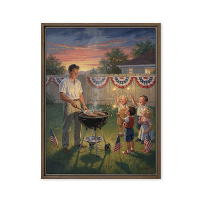 framed canvas  in  brown 24x32 front 6a3b9d9df1730