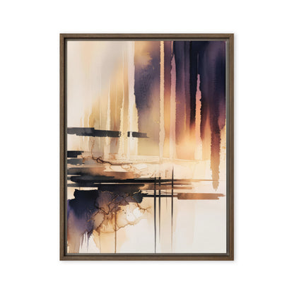 framed canvas  in  brown 24x32 front 6a4f38baf0343