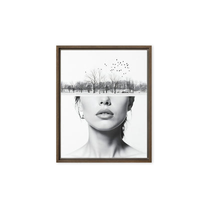 framed canvas  in  brown 8x10 front 698341dd294b0