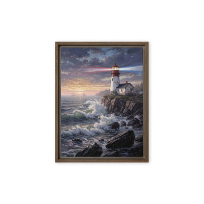 framed canvas  in  brown 9x12 front 6a3b63674c245