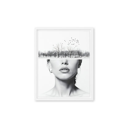 framed canvas  in  white 11x14 front 698341dd29709