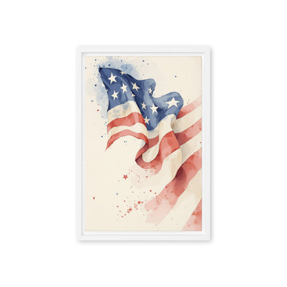 framed canvas  in  white 12x18 front 6a3bacaaa1c3d