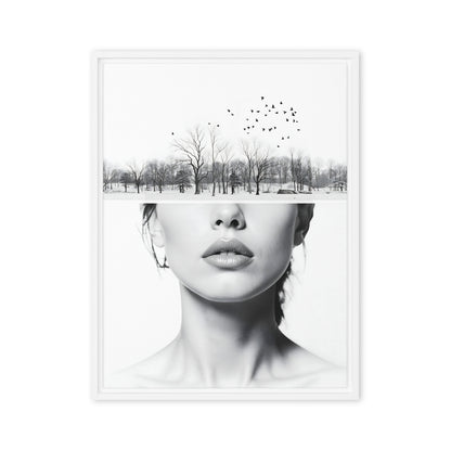 framed canvas  in  white 18x24 front 698341dd297b4