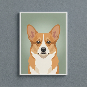 Contemporary Pet Portrait