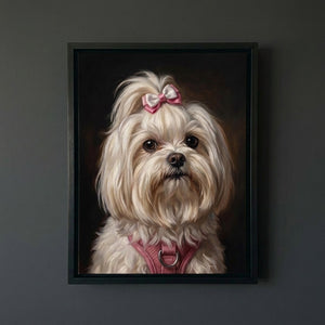 Oil Pastel Pet Portrait