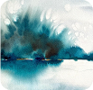 Watercolor Granulation